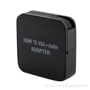 HDMI AM/VGA+3.5 audio adapter